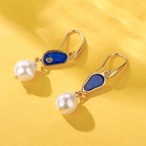 NEW Lady Baroque Freshwater Pearl Drop Earrings